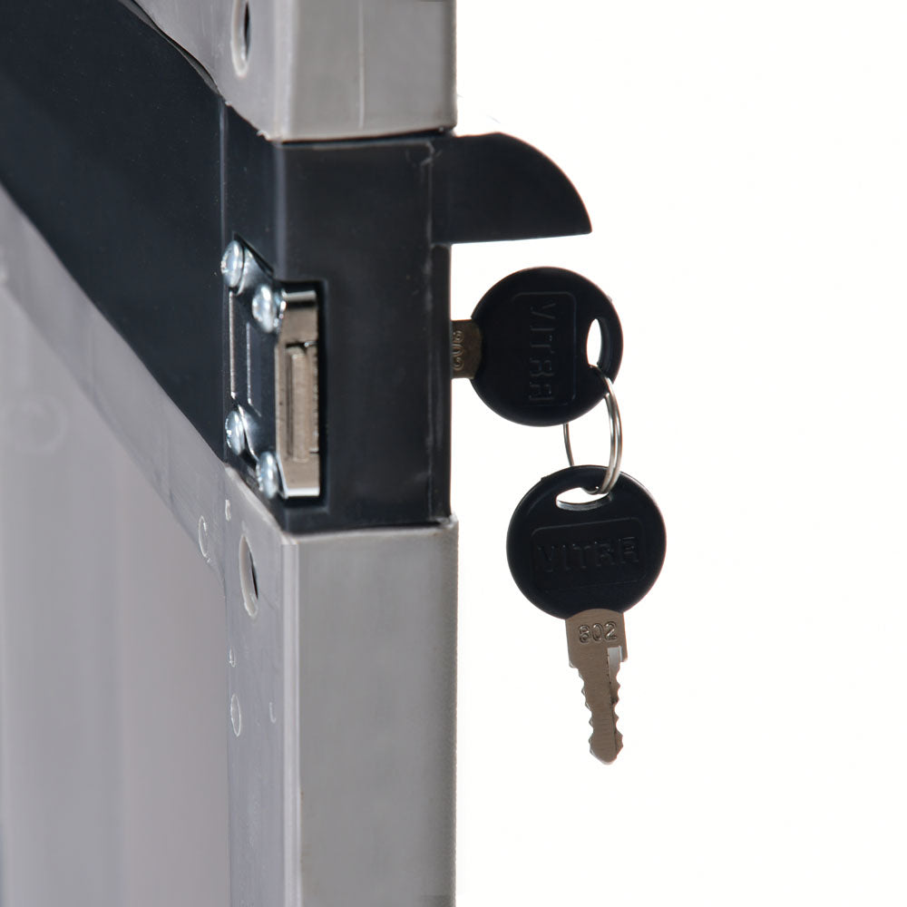 Nilkamal Freedom Mini Medium (FMM) Plastic Storage Cabinet (Haze Grey/Charcoal Grey)