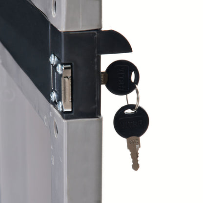 Nilkamal Freedom Mini Medium (FMM) Plastic Storage Cabinet (Haze Grey/Charcoal Grey)