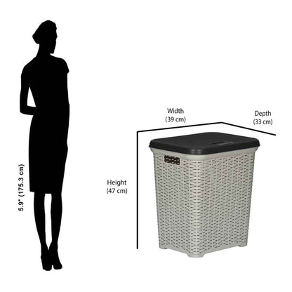 Nilkamal Elegance Laundry Basket 35 L