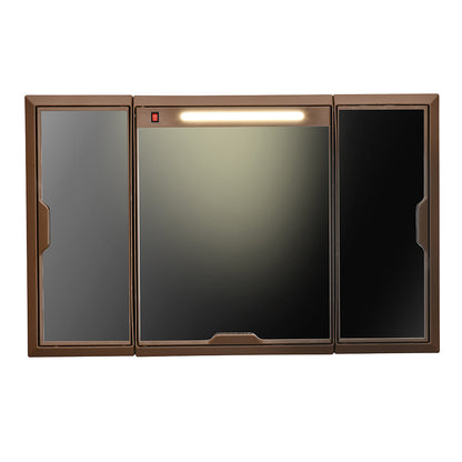 Nilkamal Glory Plastic Cabinet Set with Mirror and LED Diffused Light
