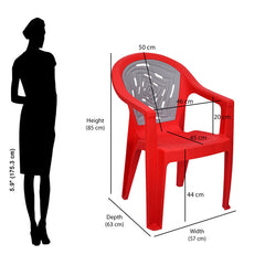 Nilkamal Empire Plastic Arm Chair