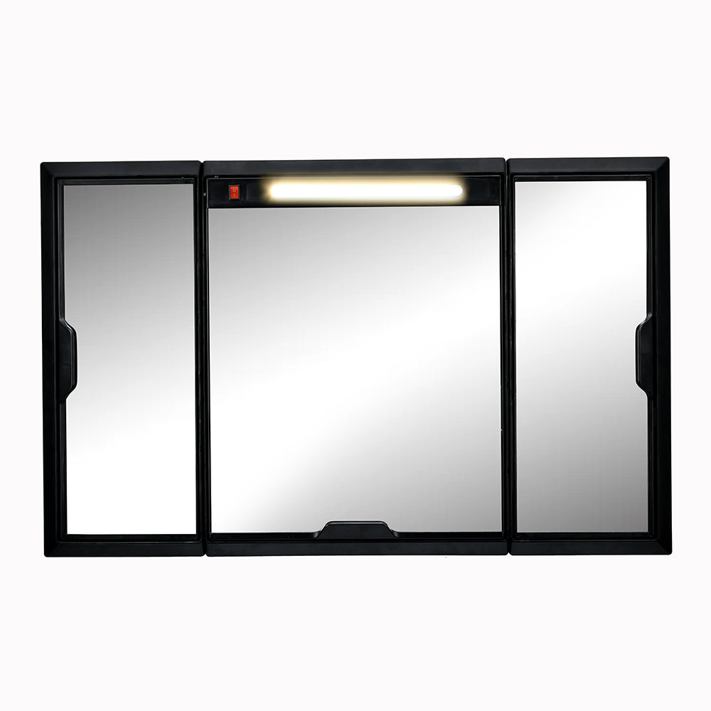 Nilkamal Glory Plastic Cabinet Set with Mirror and LED Diffused Light