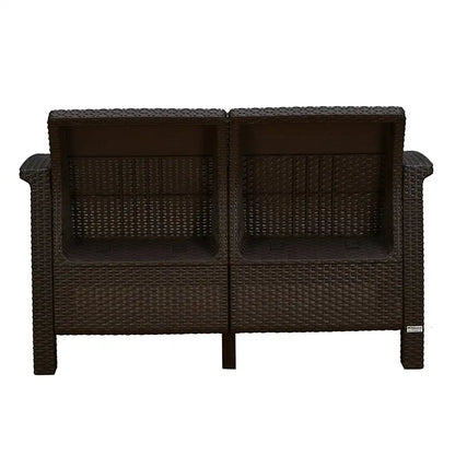 Nilkamal Goa Two Seater Plastic Sofa Set with Cushion