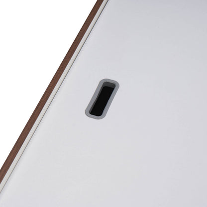 Nilkamal Bruce King Bed with Box Storage (Walnut & Cappuccino)