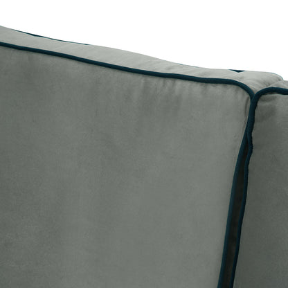 Nilkamal Boston 3 Seater Sofa (Grey & Blue)