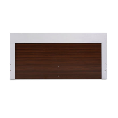 Nilkamal Akin Queen Bed without Storage (Walnut)