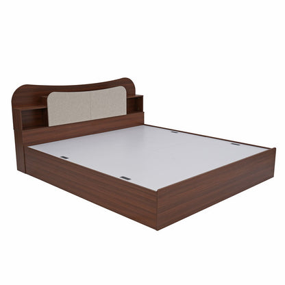 Nilkamal Daffodil Queen Bed with Box Storage (Walnut)