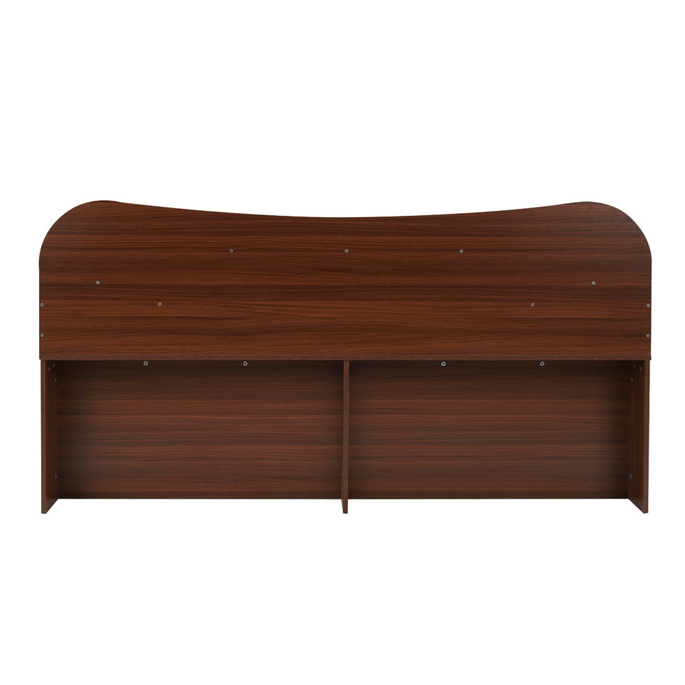 Nilkamal Daffodil Queen Bed with Box Storage (Walnut)