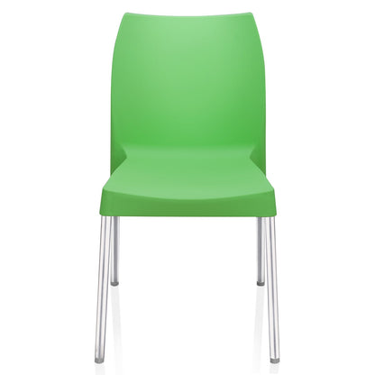 Nilkamal Novella 07 Plastic Armless Chair (Green)