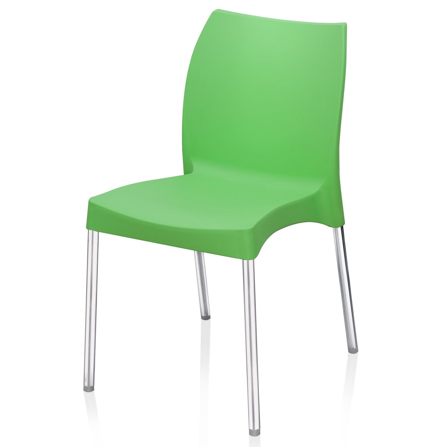 Nilkamal Novella 07 Plastic Armless Chair (Green)
