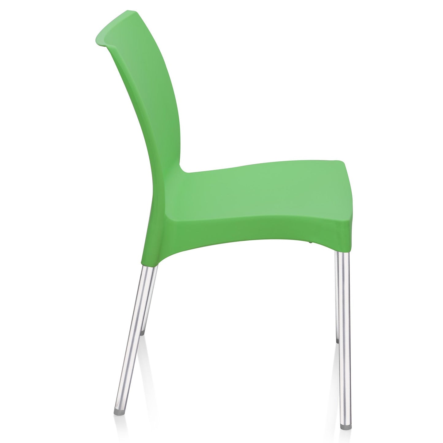 Nilkamal Novella 07 Plastic Armless Chair (Green)