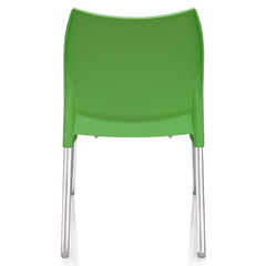 Nilkamal Novella 07 Plastic Armless Chair (Green)