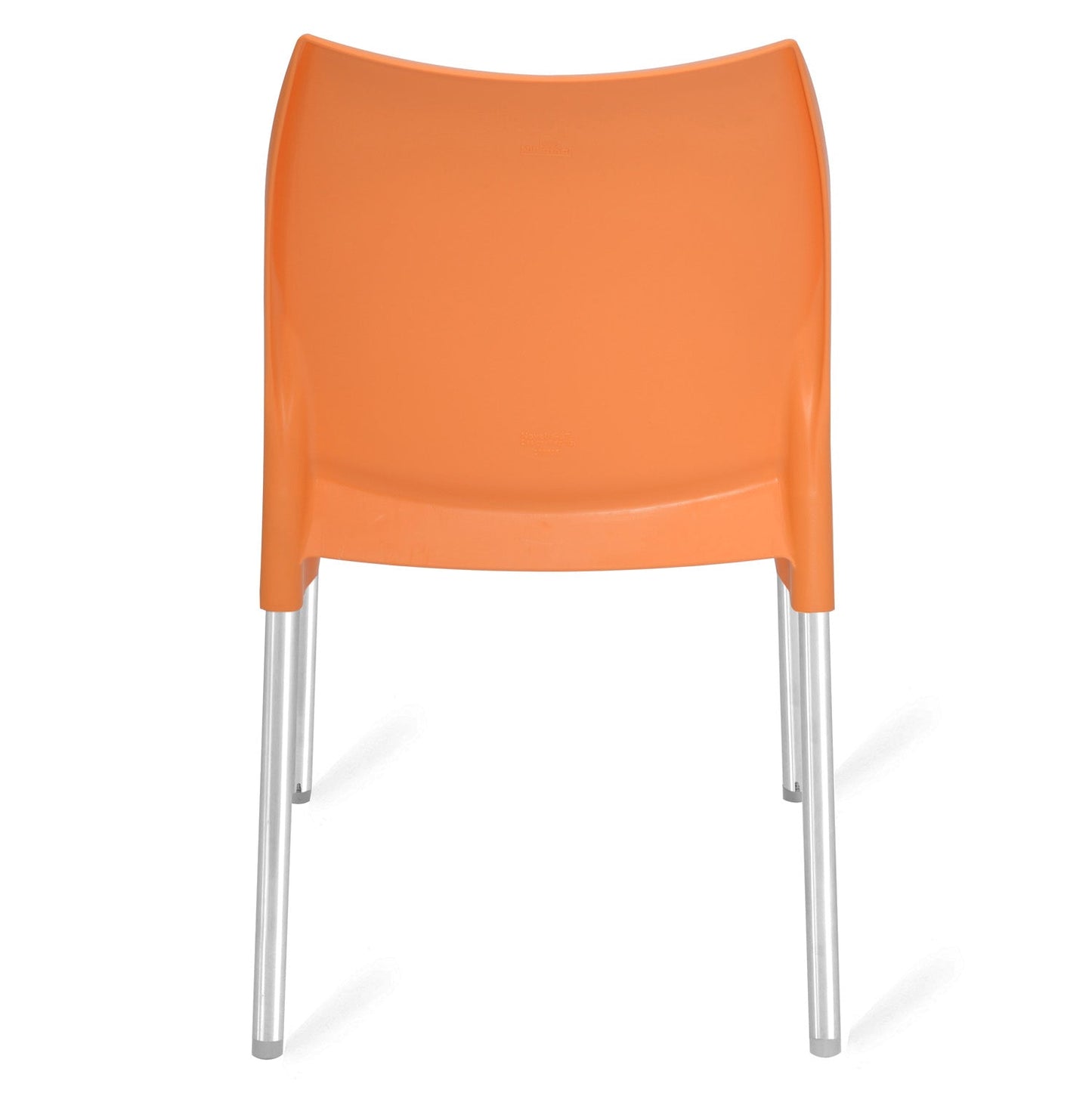 Nilkamal Novella 07 Plastic Armless Chair (Orange)