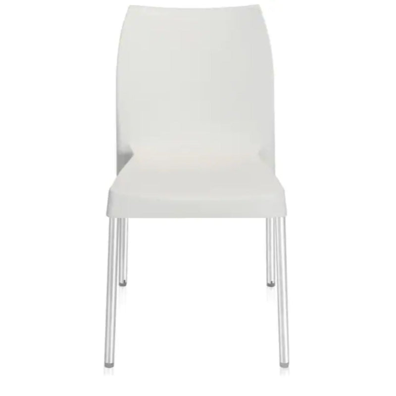 Nilkamal Novella 07 Plastic Armless Chair (Milky White)