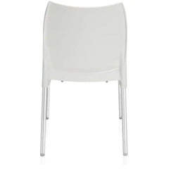 Nilkamal Novella 07 Plastic Armless Chair (Milky White)