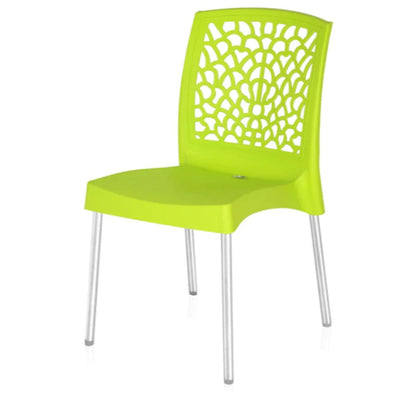 Nilkamal Novella 19 Plastic Armless Chair (Citrus Green)