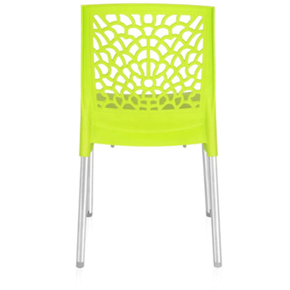 Nilkamal Novella 19 Plastic Armless Chair (Citrus Green)