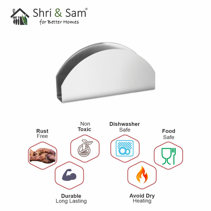 Stainless Steel Napkin or Tissue Holder Miro