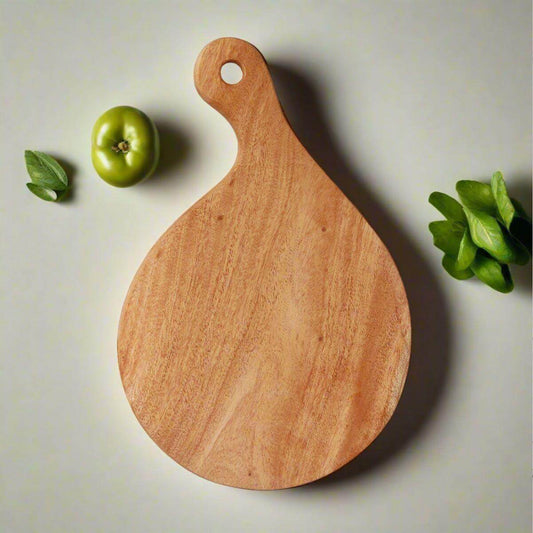 Neem Wood Chopping Board Compact  Designer Shape