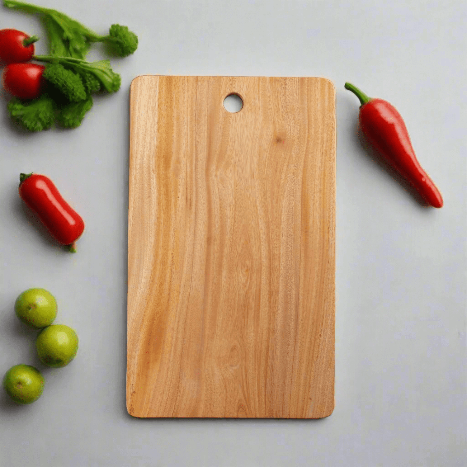 Neem Wood Chopping Board Compact Rectangle