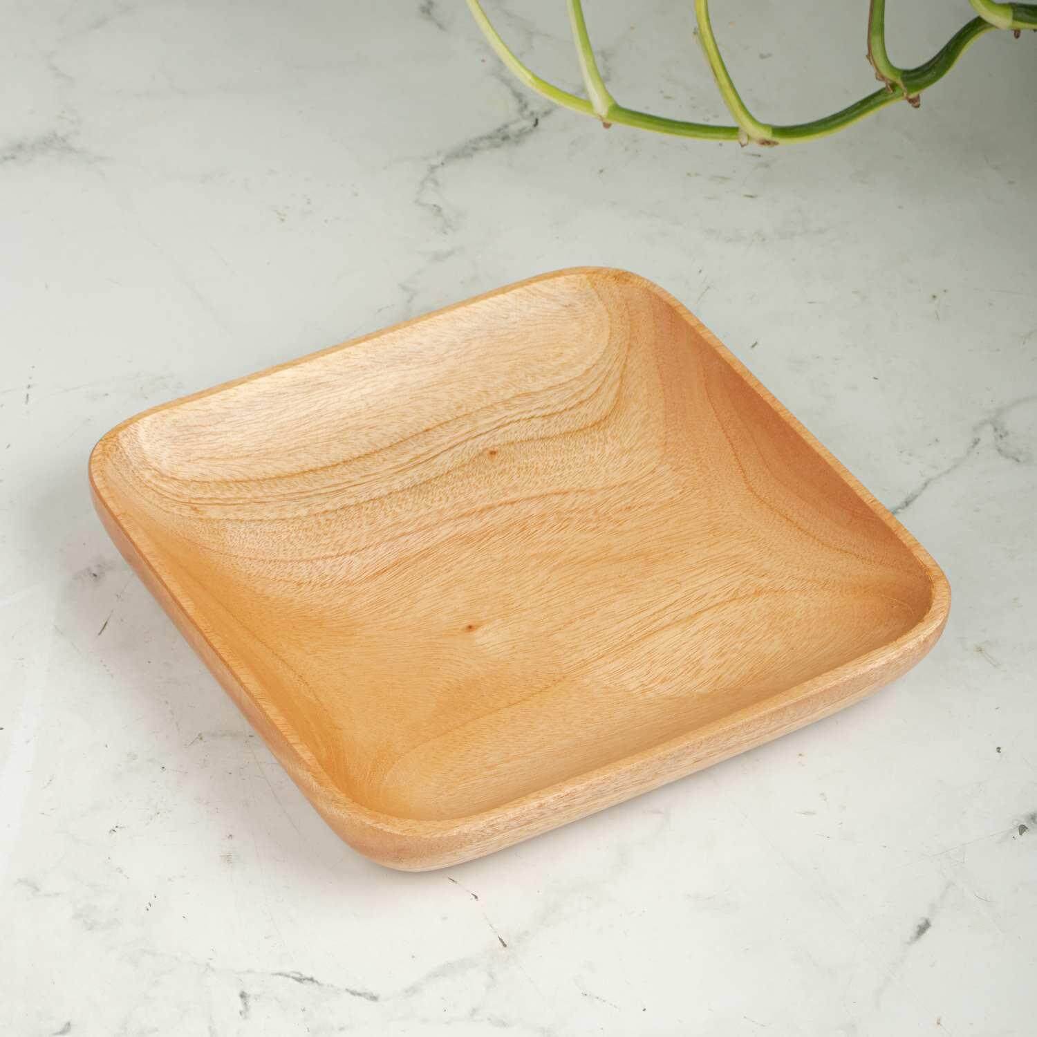 Neem  Wood Snack Serving Tray