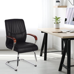 Nilkamal Boss Visiting Chair (Black)