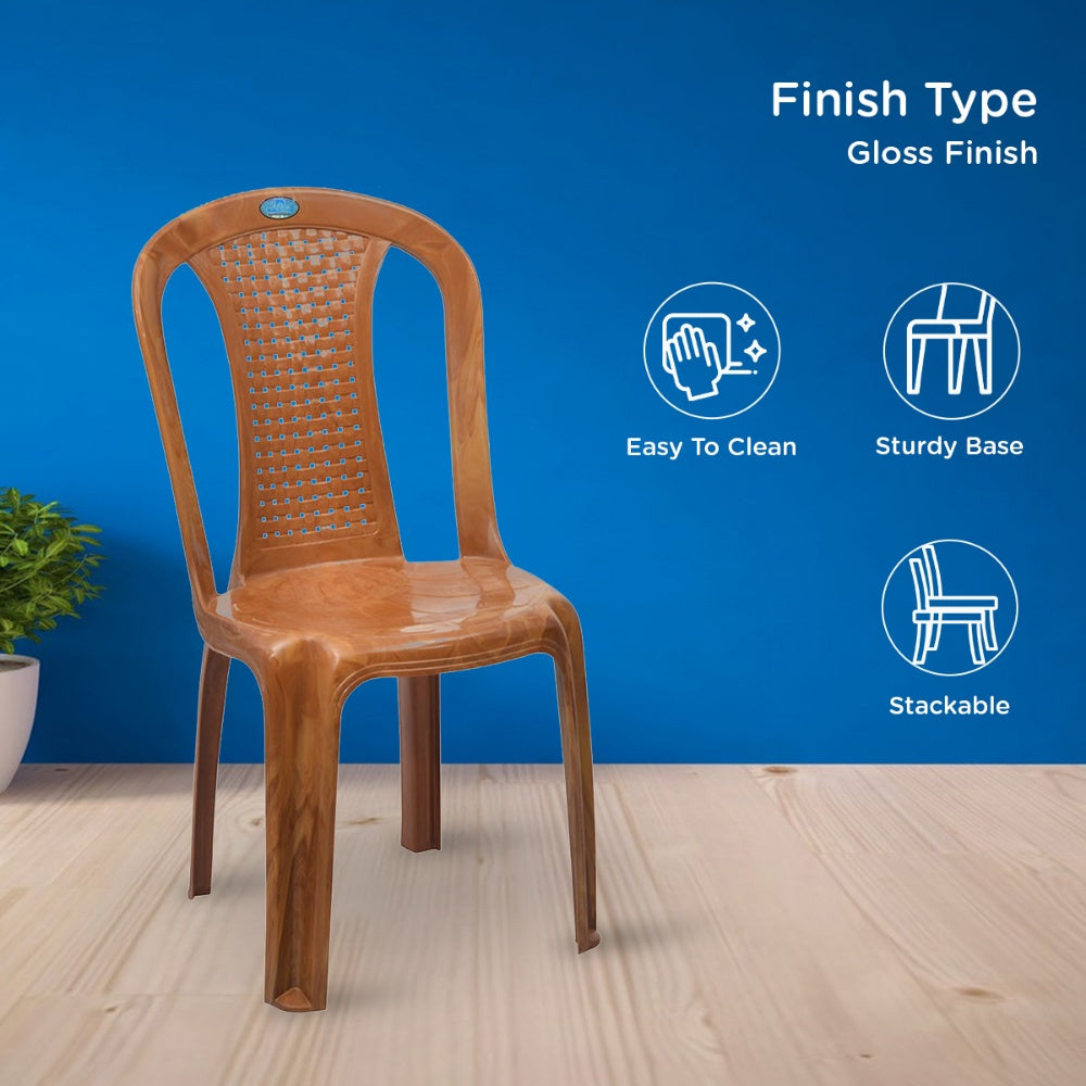 Nilkamal CHR4002 Plastic Armless Chair