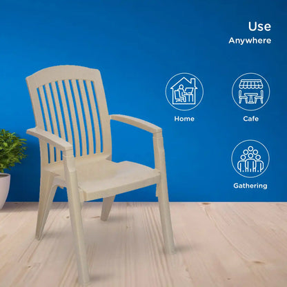 Nilkamal Heritage Plastic Arm Chair
