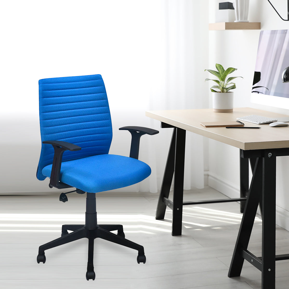 Nilkamal Thames Neo Mid Back Fabric Chair