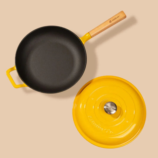 No. 10 Enamel Cast Iron Pan (26cm)