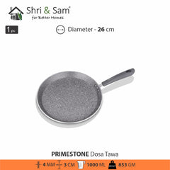 Aluminium Non-Stick Dosa Tawa Primestone