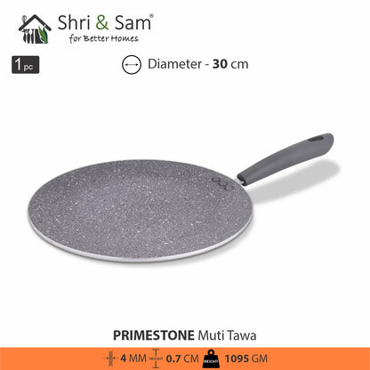 Aluminium Non-Stick Multi Tawa Primestone
