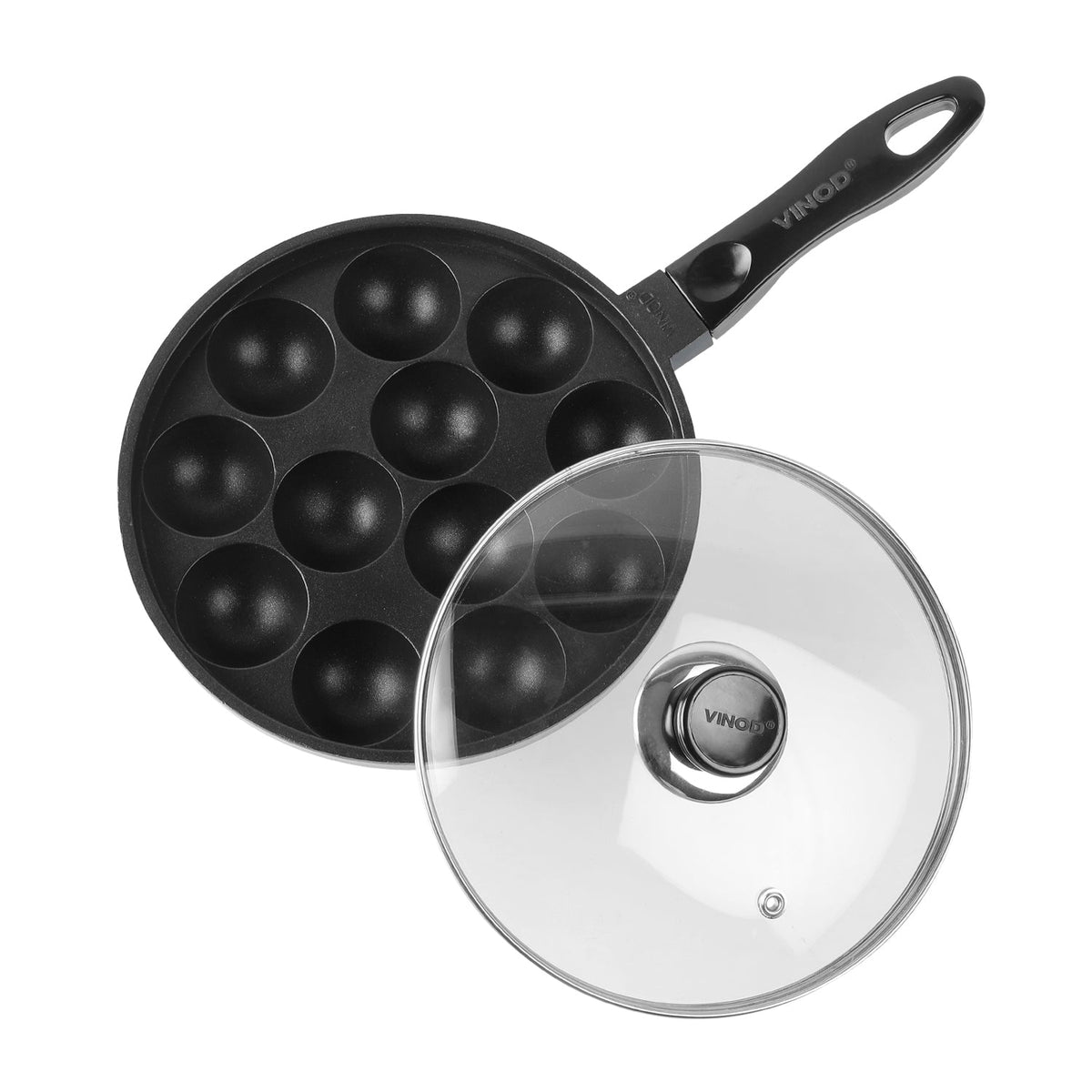 Vinod Zest Non Stick Paniyarakkal - Single Handle - Diameter 20.5 cm