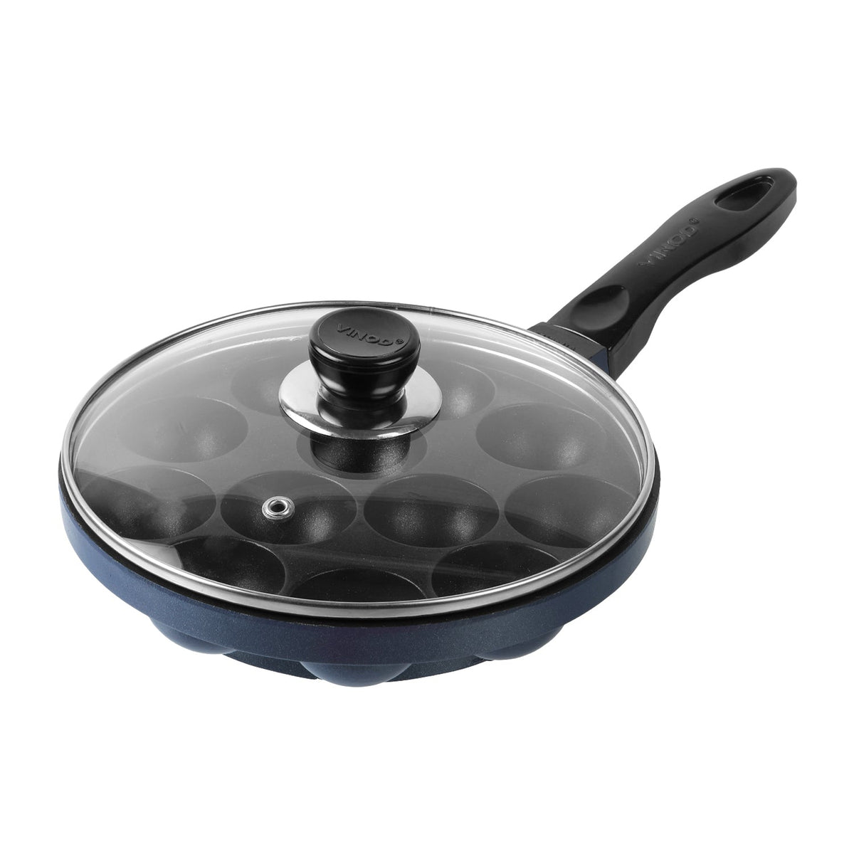 Vinod Zest Non Stick Paniyarakkal - Single Handle - Diameter 20.5 cm