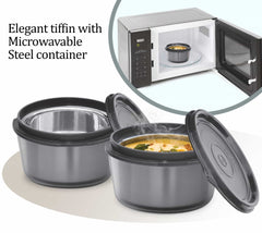 Nutri Lunch Microwave Safe Tiffin Box (Milton)