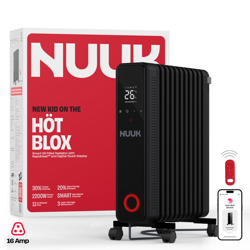 HÖT BLOX | Smart Oil Filled Radiator Heater with RapidHeat™ Tech