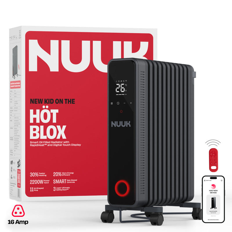 HÖT BLOX | Smart Oil Filled Radiator Heater with RapidHeat™ Tech