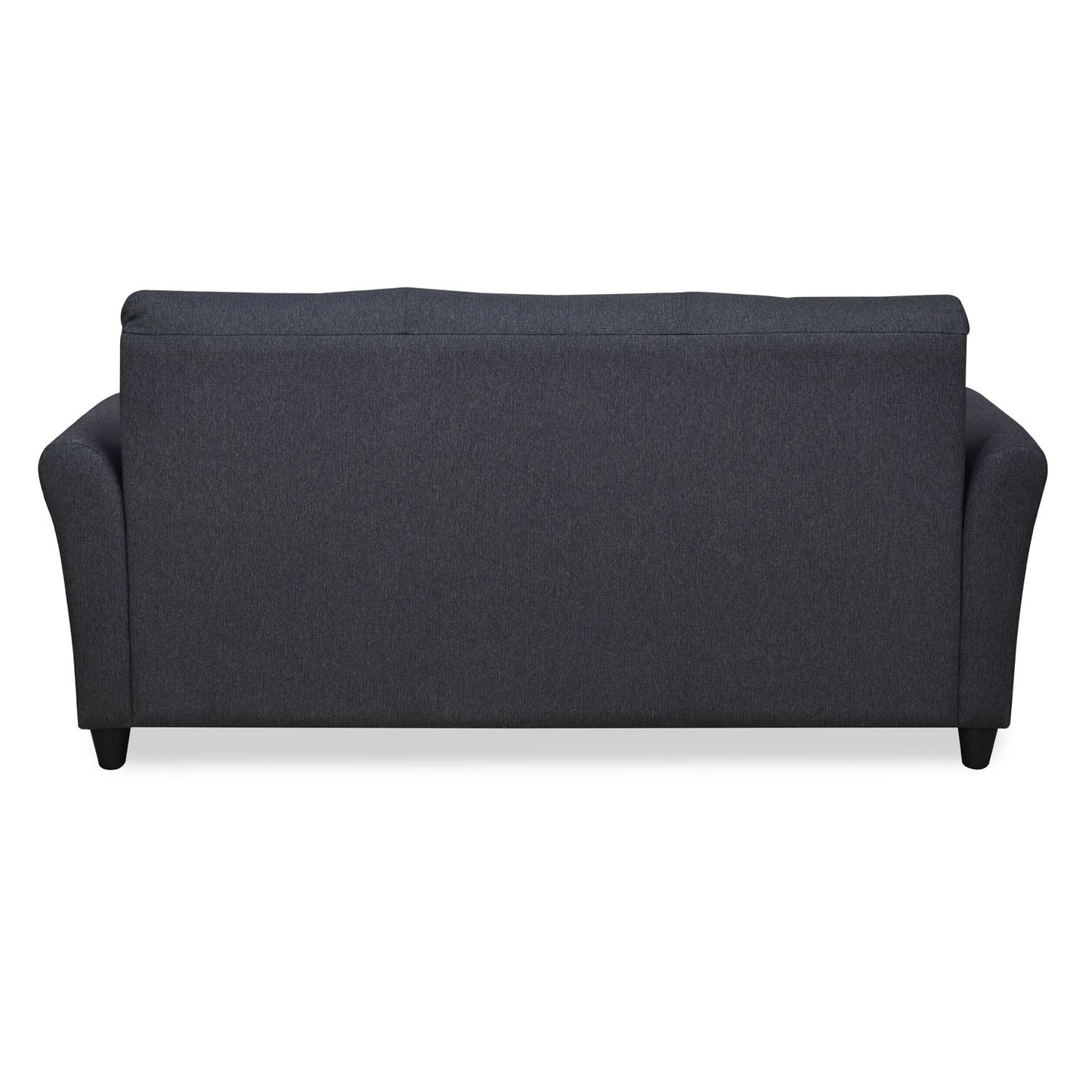 Nilkamal Oliver 3 Seater Fabric Sofa with Side Pocket (Charcoal Brown)