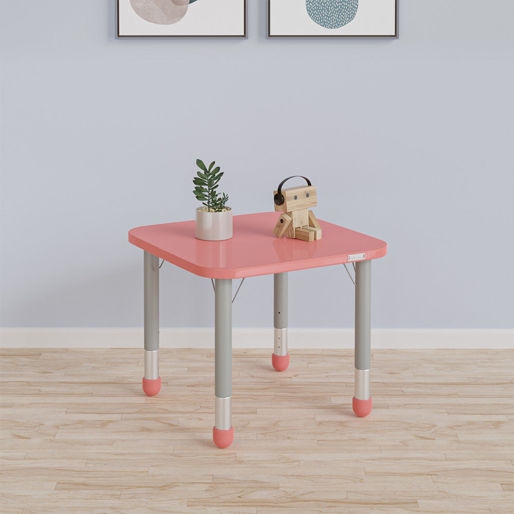 Nilkamal Orange Poppy Red Activity Desk (Square)