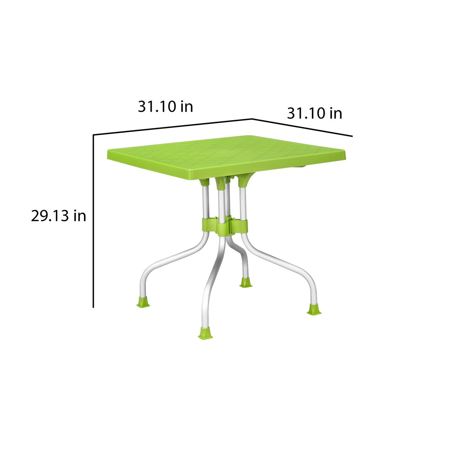 Nilkamal Orchid 4 Seater Plastic Dining Table