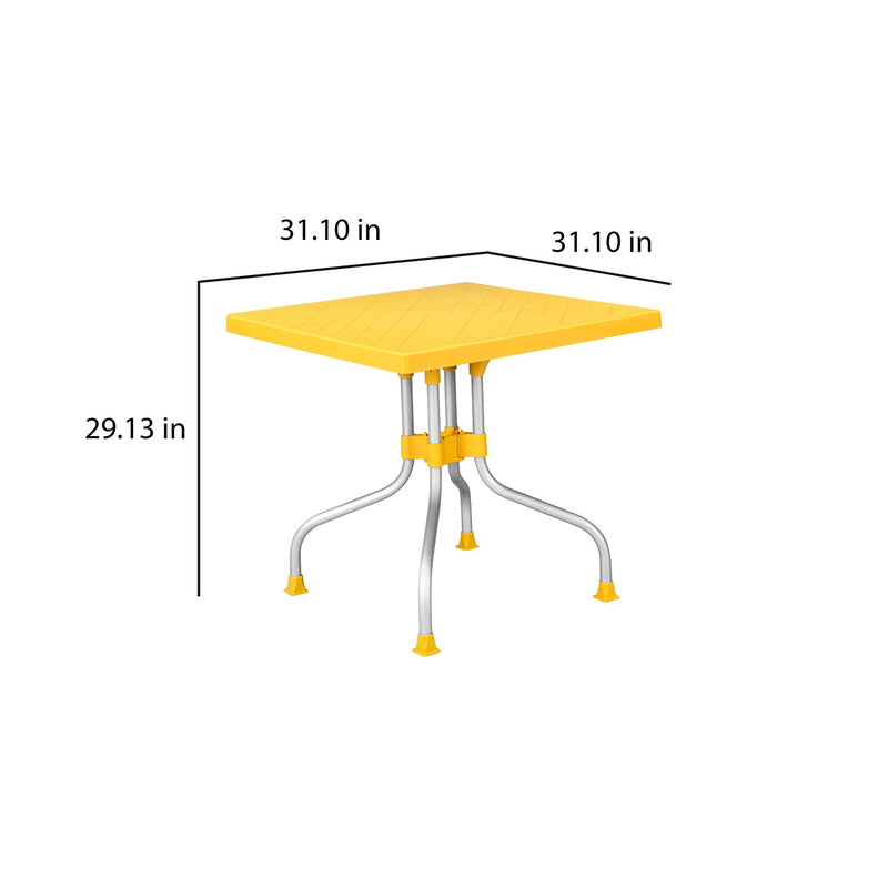 Nilkamal Orchid 4 Seater Plastic Dining Table