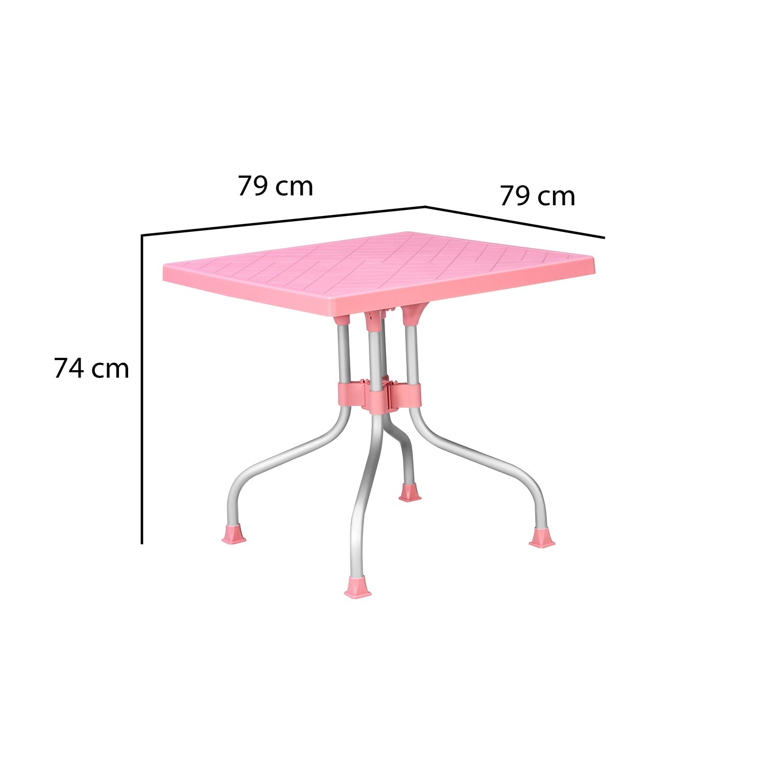 Nilkamal Orchid 4 Seater Plastic Dining Table