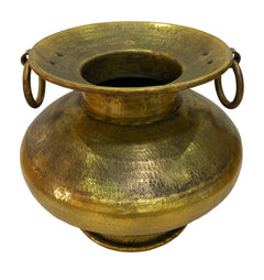 Bhunes Brass Big Planter Bowls | Decor Bowl | Pittal Ka Katora | Decorative,Gold, 19 Inch, 1 Piece