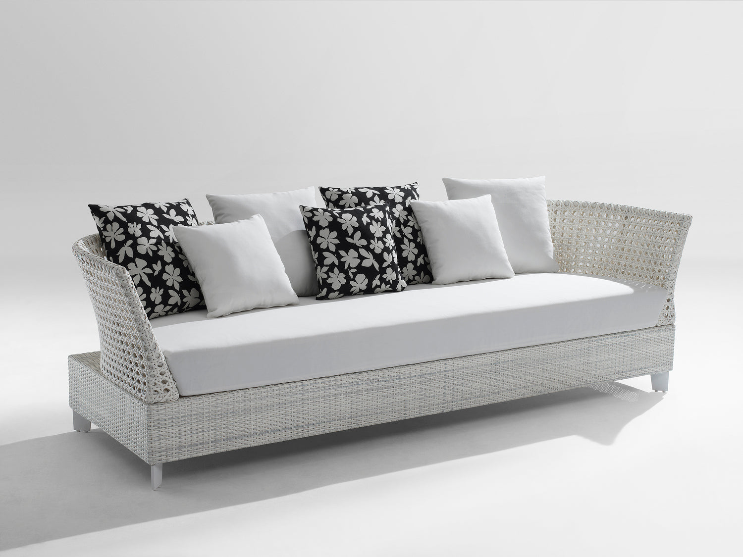 Astrol Outdoor Garden Balcony Sofa Set 3 Seater seater, 1 Double Seater, 1 Single Seater and 1 Center Table  (White)