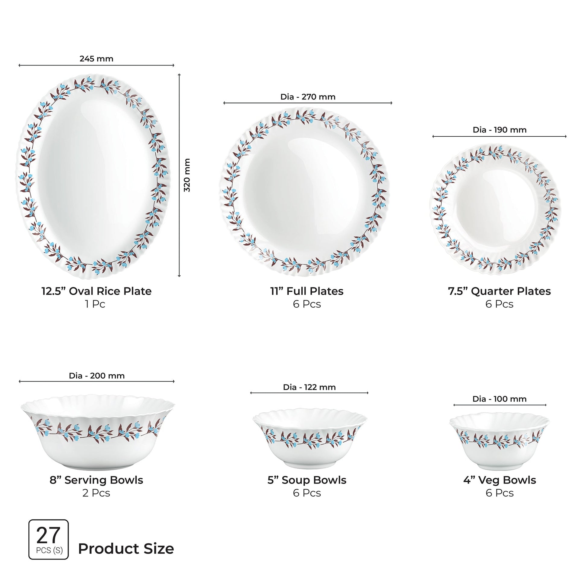 Aurelia Collection Dinner Set - LAVELLE