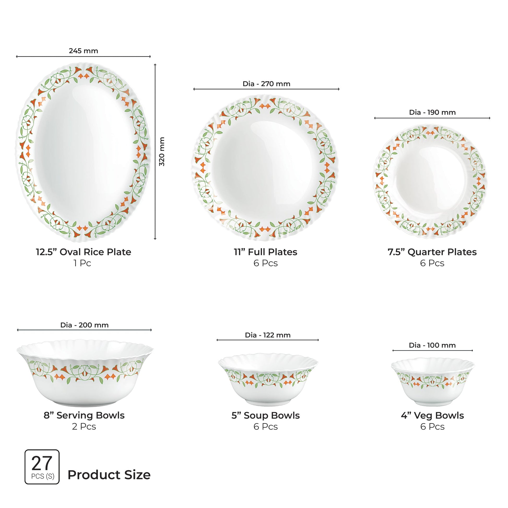 Aurelia Collection Dinner Set - MEENA