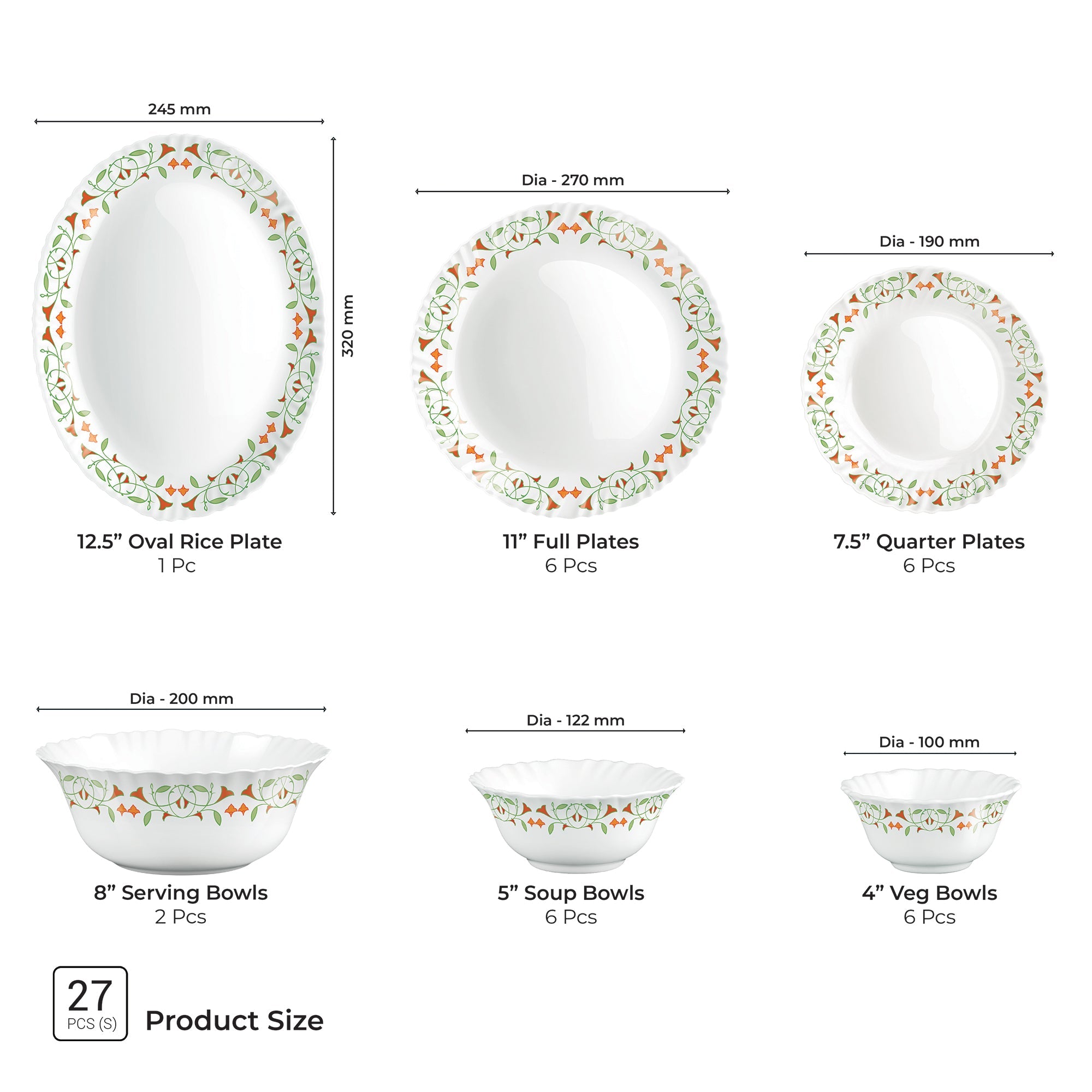 Aurelia Collection Dinner Set - MEENA