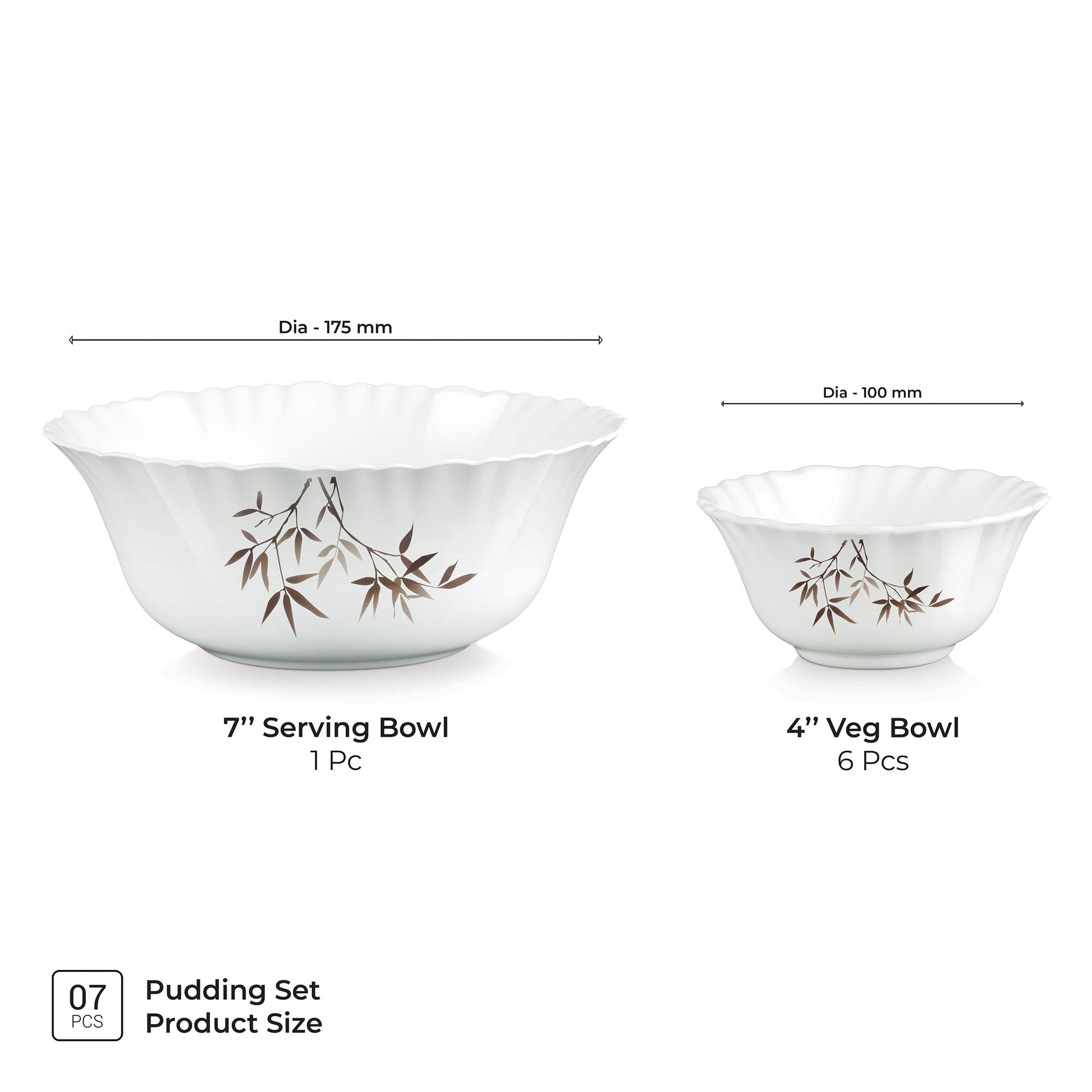Aurelia Collection 7 Pcs Pudding Set - ARASHI (Treo by Milton)