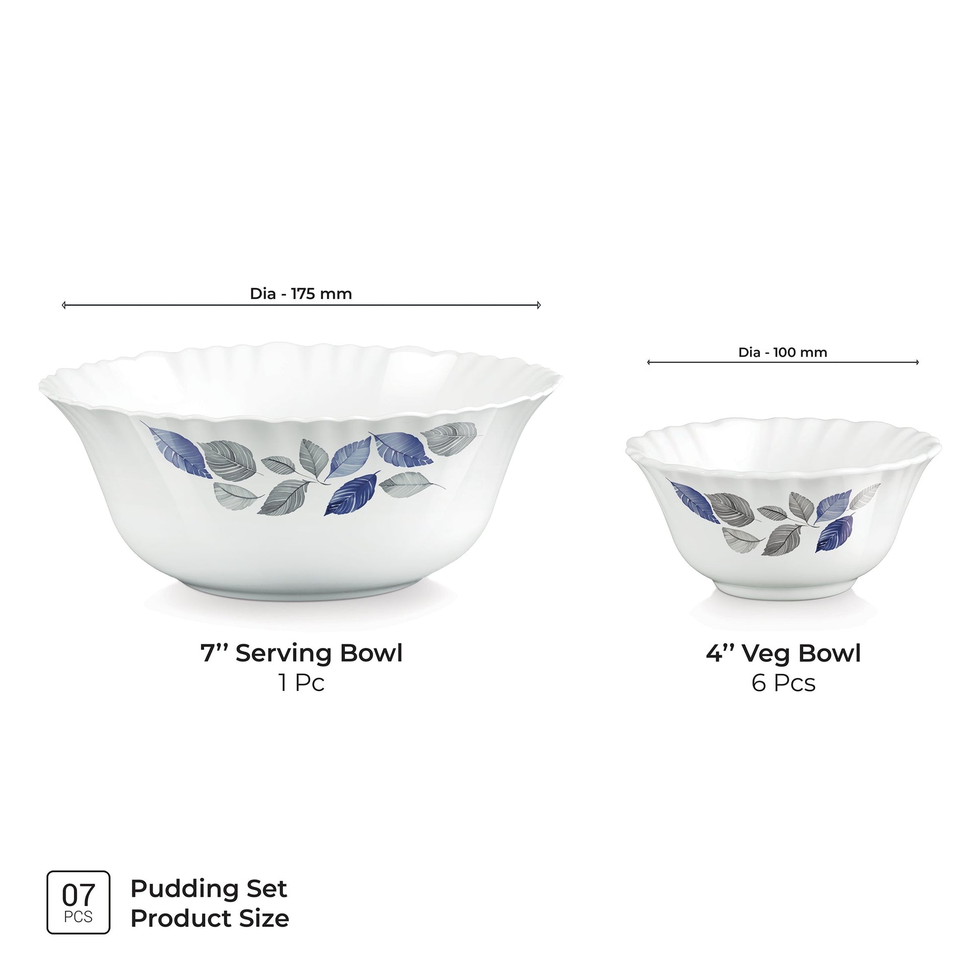 Aurelia Collection 7 Pcs Pudding Set - LUNIS (Treo by Milton)