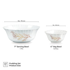 Aurelia Collection 7 Pcs Pudding Set - SILVIA (Treo by Milton)